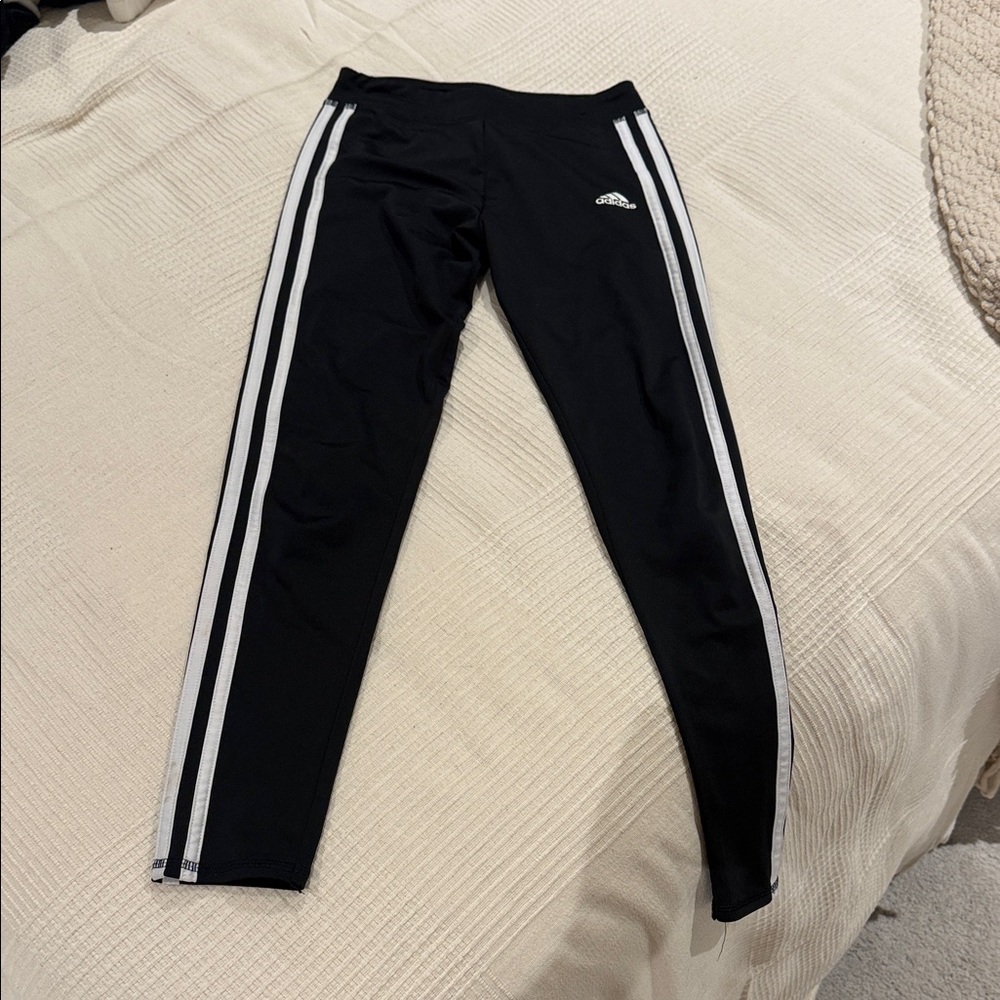 Adidas Kids Leggings in Black and Dark Gray. 2Pc Twin pack set(Ships from OR)